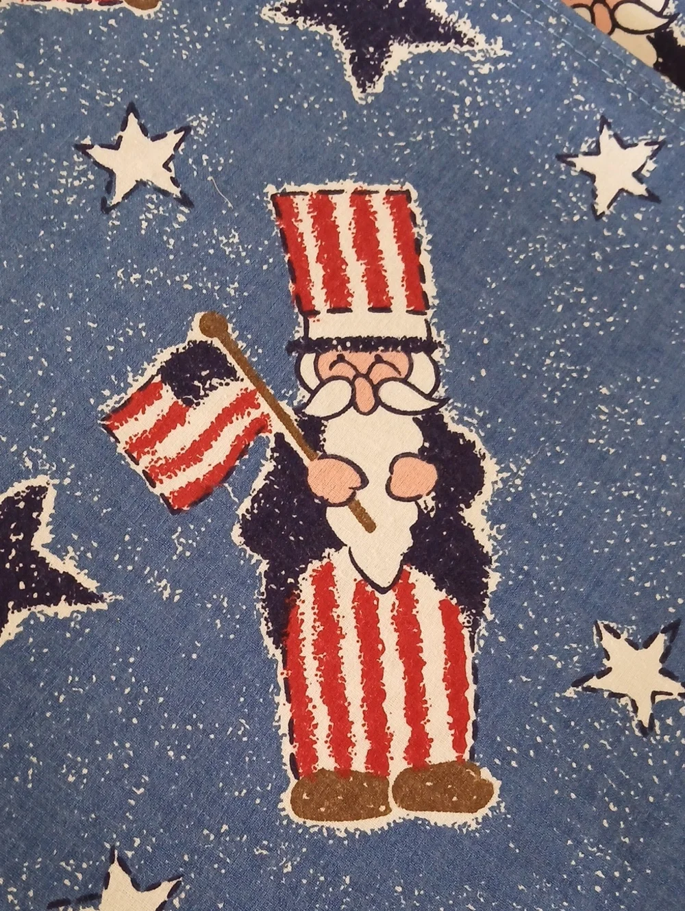 Uncle Sam Stars Patriotic Placemats 18x13